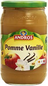 Andros apple vanilla 750 g  