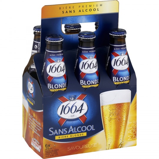 1664 Beer Alcool Free 250 ml x 6
