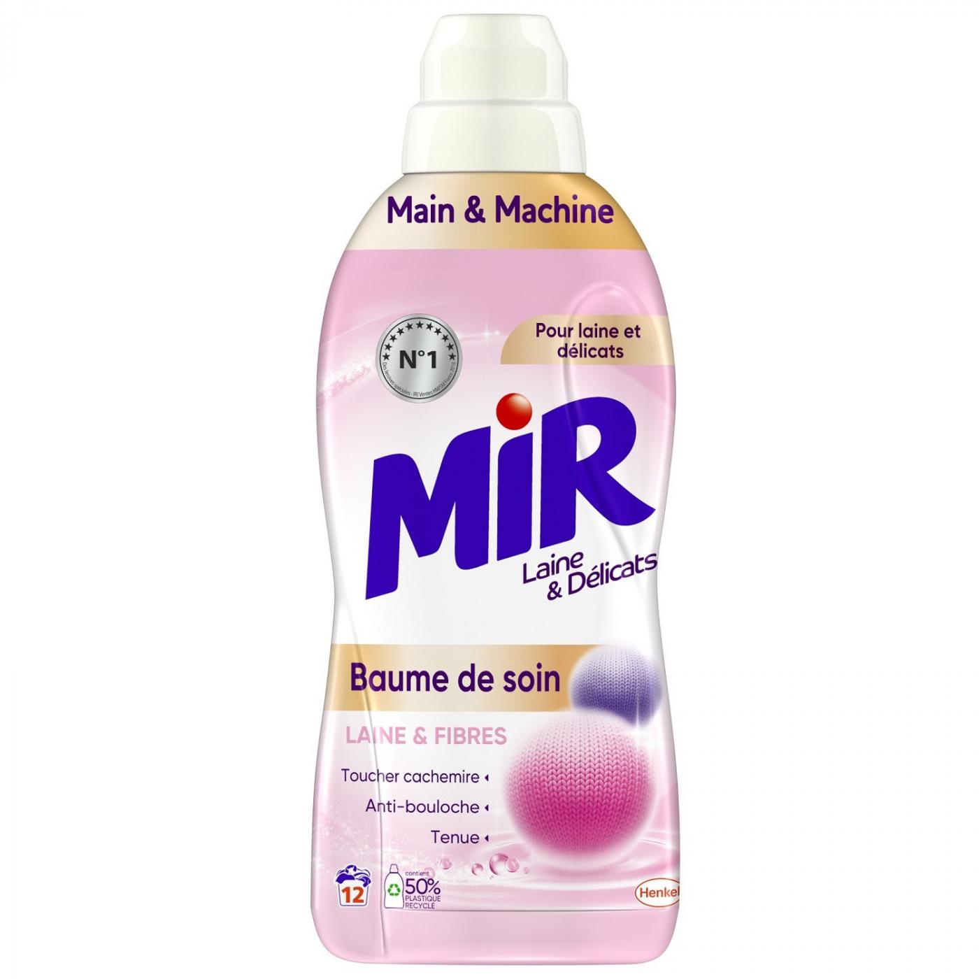 Mir Lessive Liquide Laine & Delicat 750 ml 12 Lavages