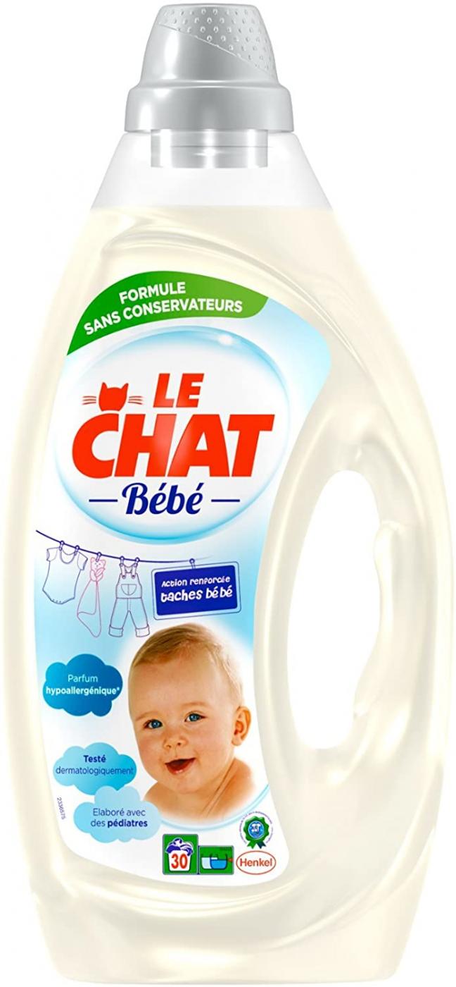 Le Chat Lessive Liquide Bébé 1.6 L x 30 Lavages