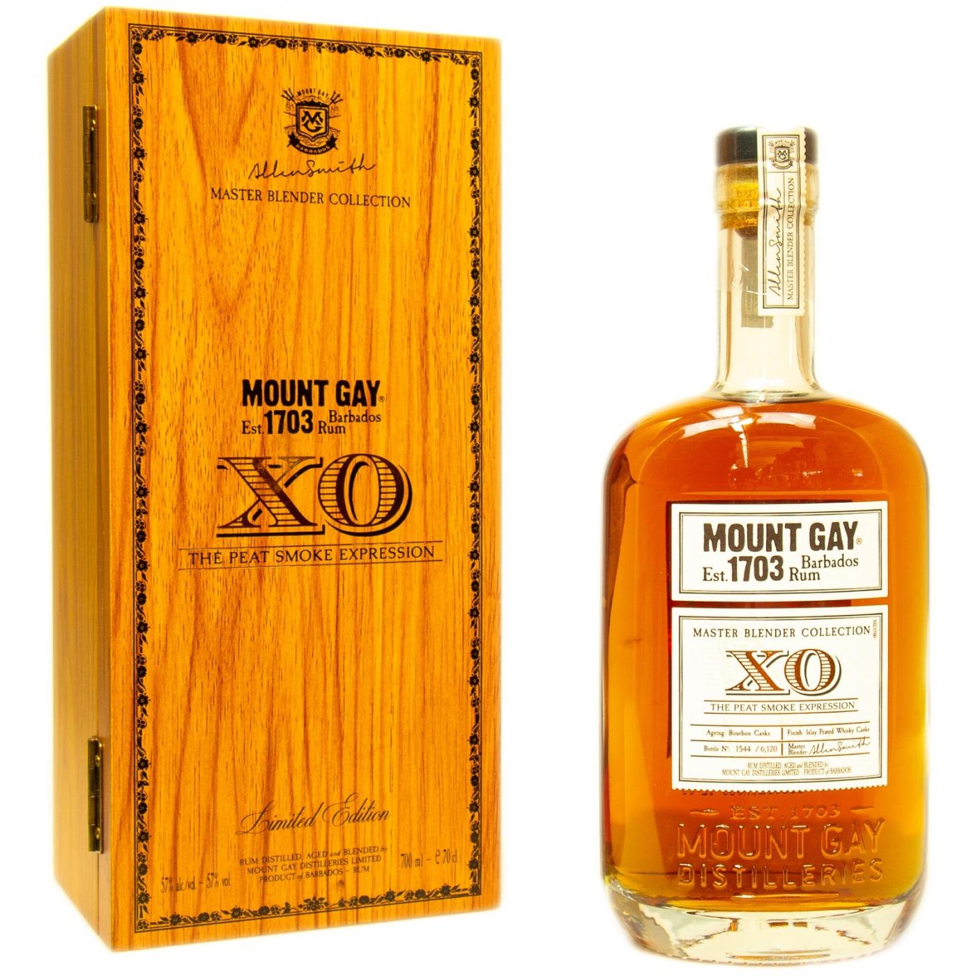 Mount Gay X.O. Peated / case - 70cl