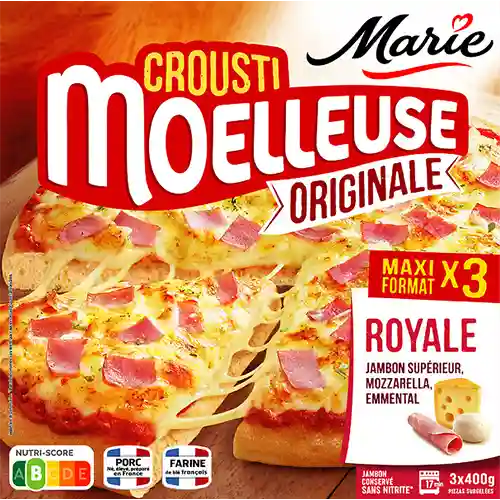 Crispy Soft Pizza Royale Marie x3