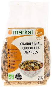 Markal Organic Chocolate And Almond Granola 375 g