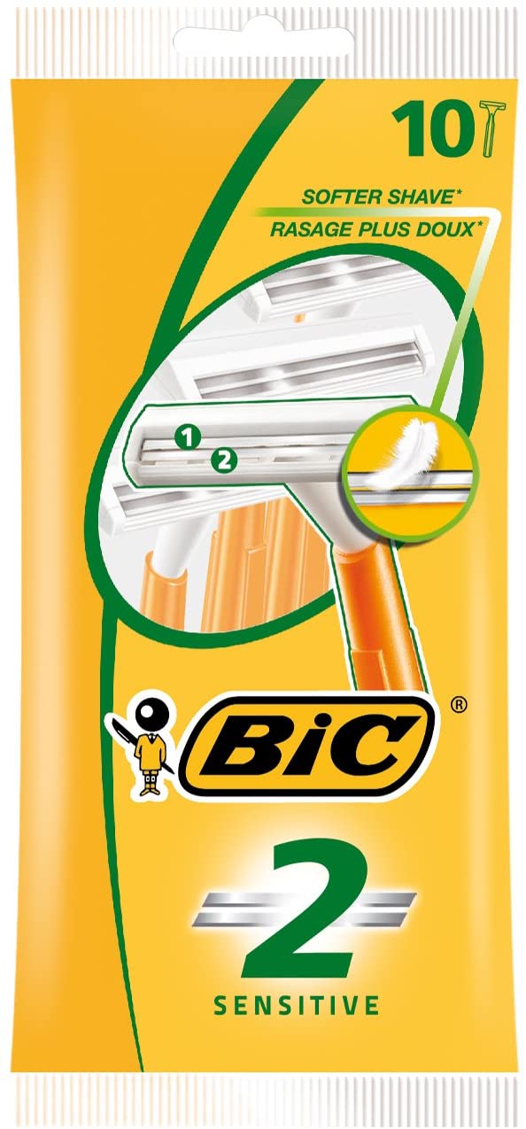 Bic Rasor 2 Blades Sensitive x 14  