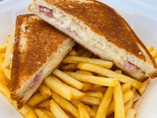 Croque-monsieur, French Fries