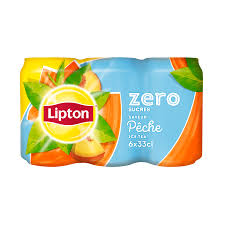 Lipton Ice Tea Peche Zero 330 ml x 6