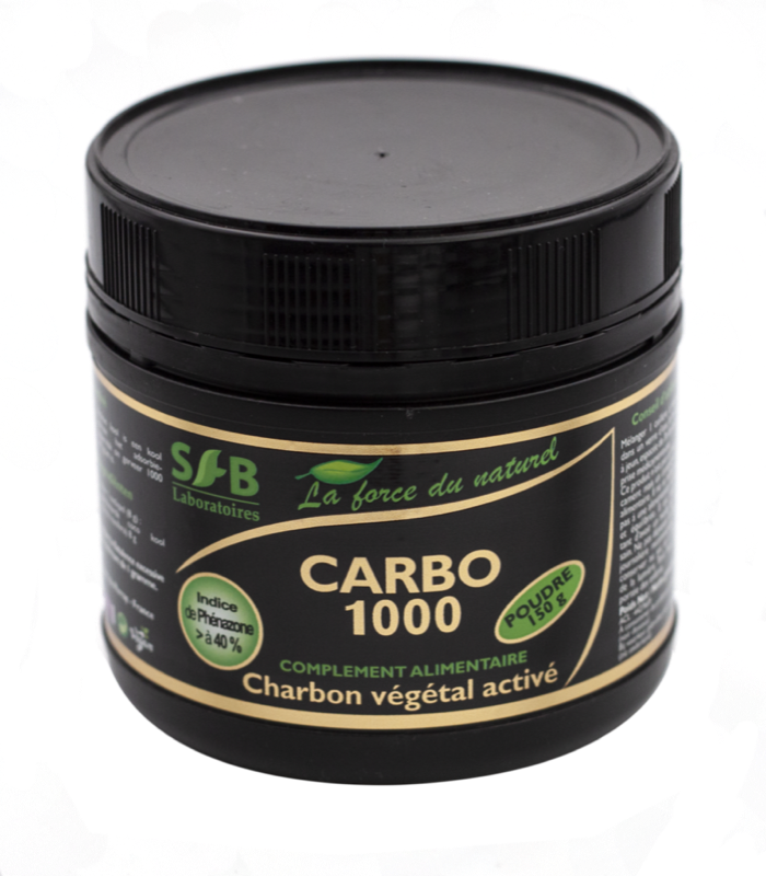 Charbon activé en poudre 150g - confort digestif/détox - SFB