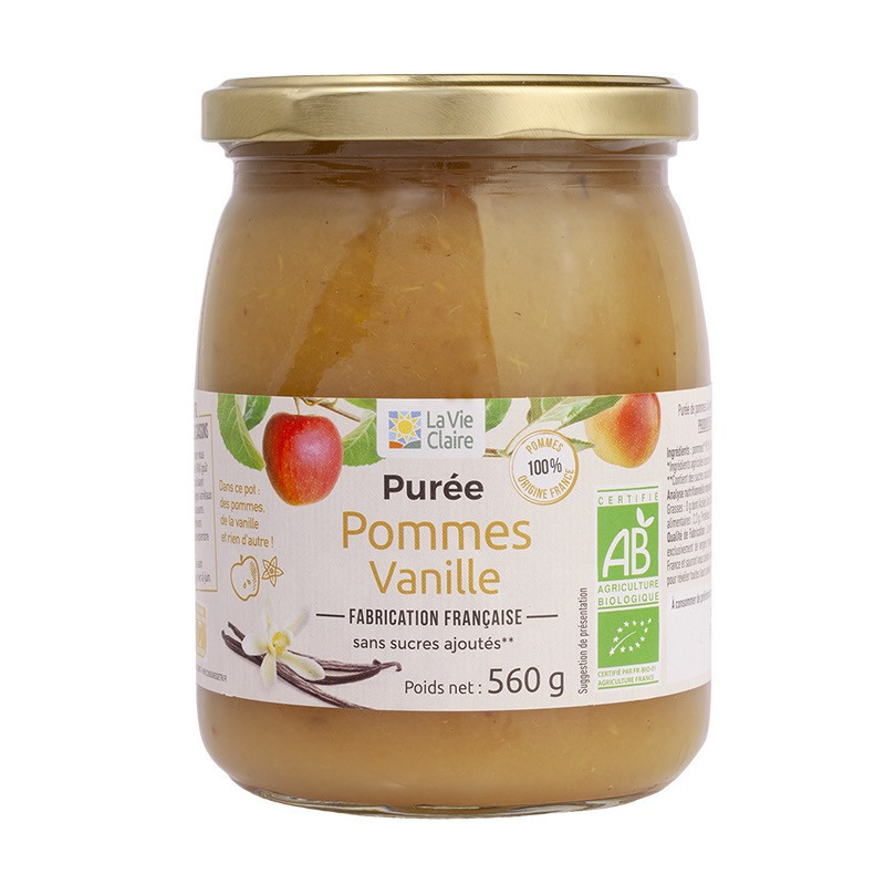 4 VANILLA APPLE PUREE - LA VIE CLAIRE 