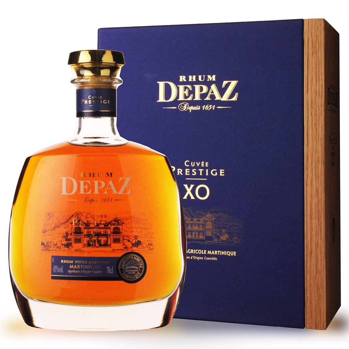 Depaz  rhum agricole cuvee prestige xo 45% - 70cl