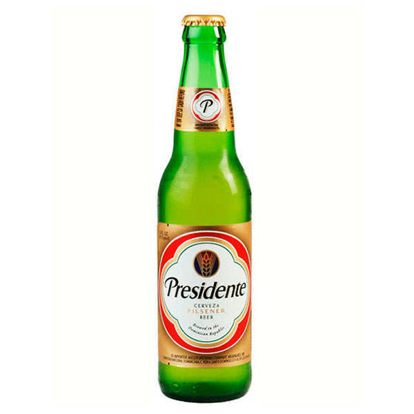 Bottle presidente beer 24x33cl 