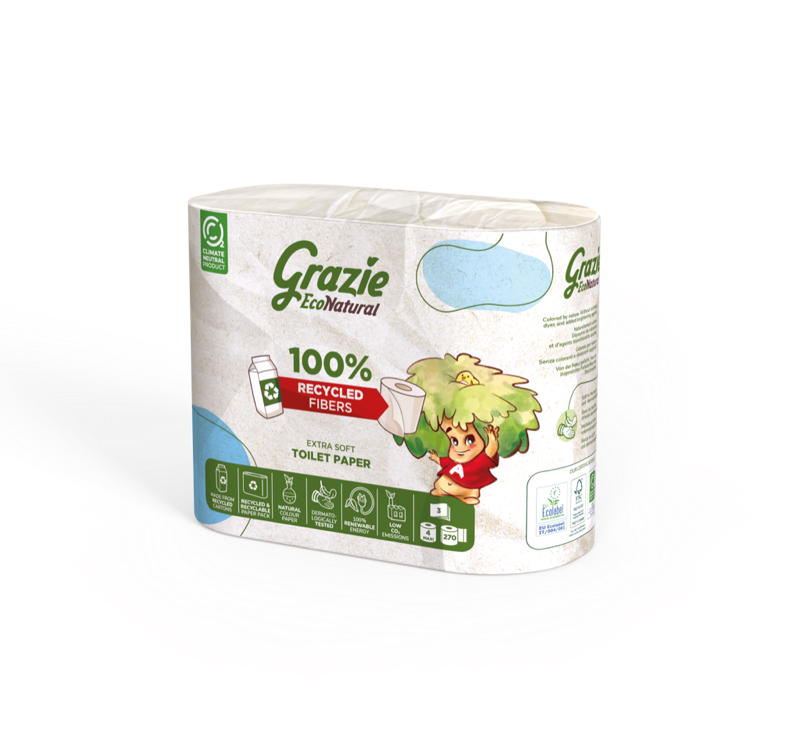 PAPIER TOILETTE 3 PLIS MAXI X4
