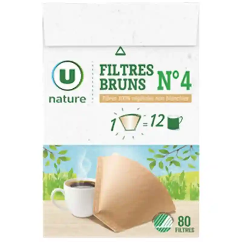 Filtres à café n°4 nature *80 U