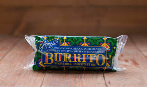 Amys Burrito Bean Rice Organic 170 g