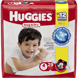 Huggies Couches Snug Dry 7-16 Kg x 29 