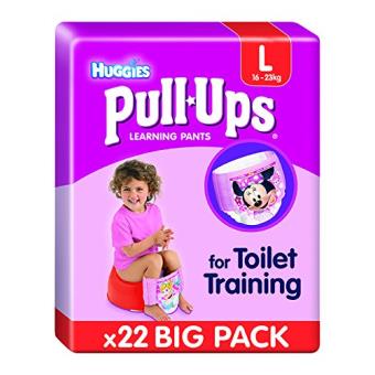 Huggies Couches Pull Ups Girl T3-4 x 22 