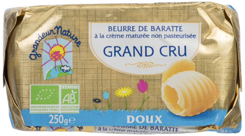 Beurre Cru Doux 250g