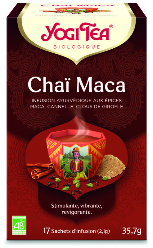 Infusion chaÏ maca 17 tea bags - Yogi tea