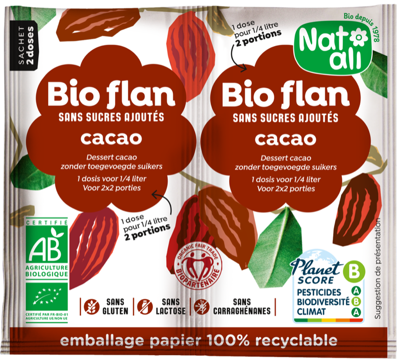 BIOFLAN CHOCOLAT 2 DOSES