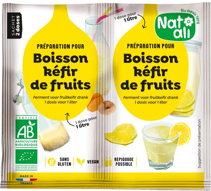 Préparation Kéfir de Fruits