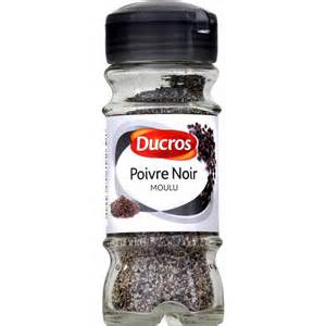 Ducros Poivre Noir Moulu 38 g 