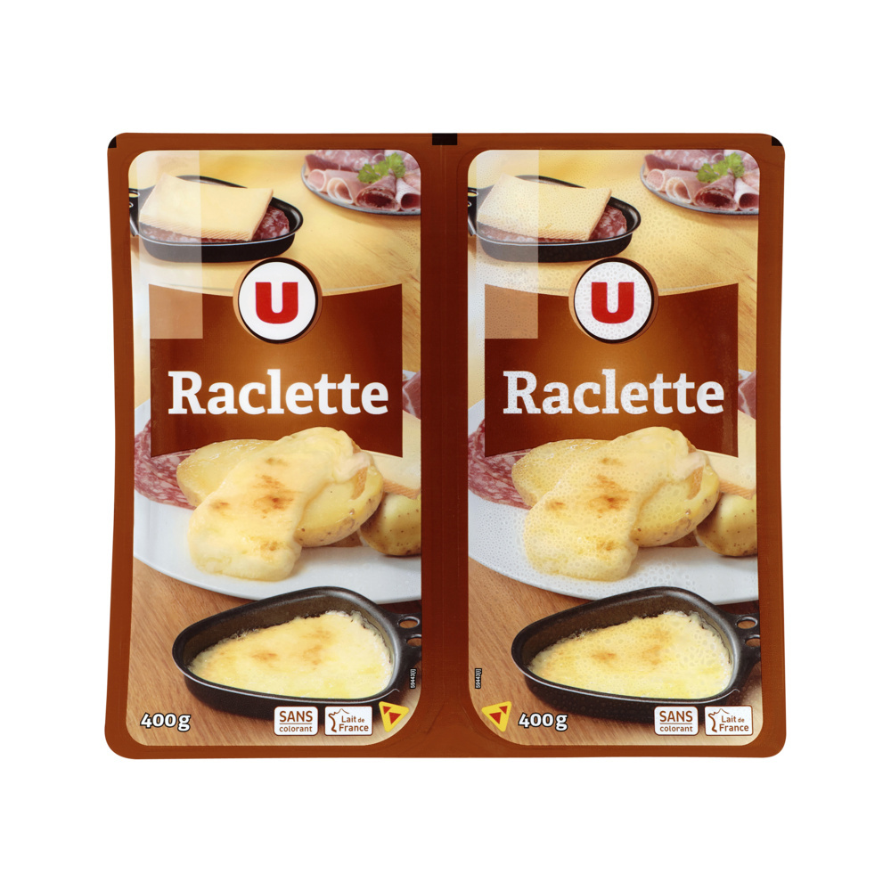Raclette tranchée au lait pasteurisé U
