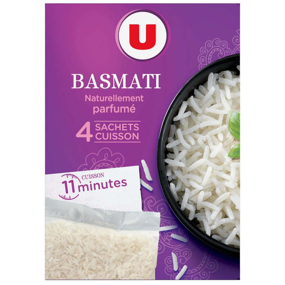 Basmati rice in bags U 
