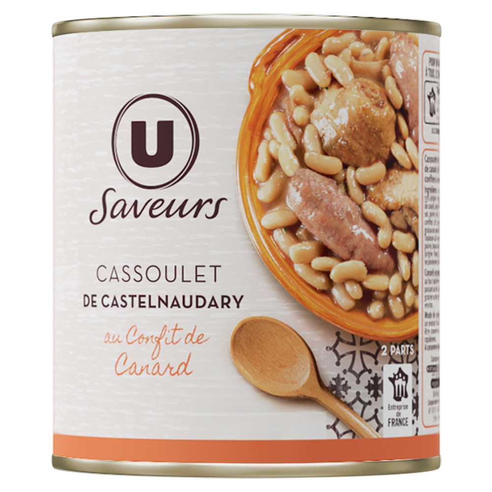 Cassoulet de castelnaudary au confit de canard U