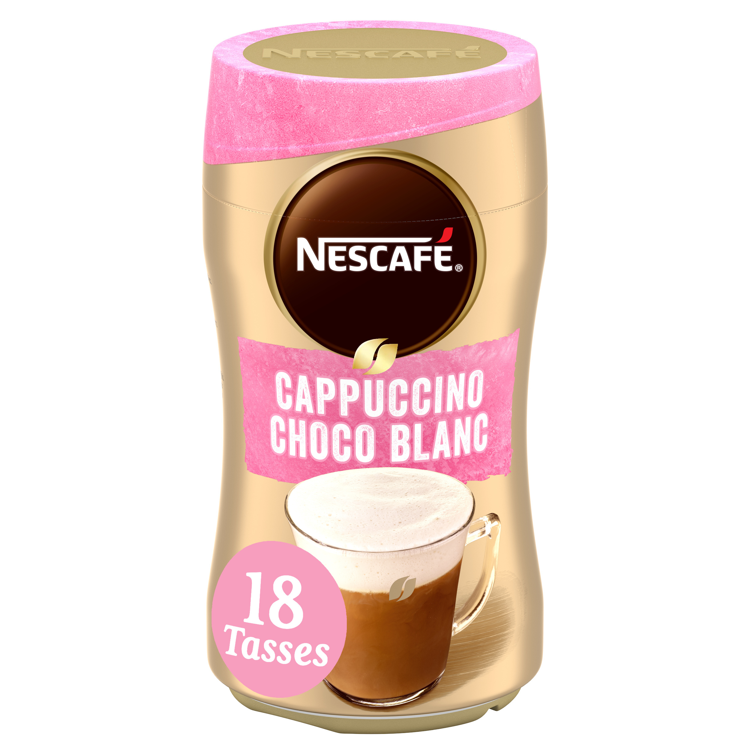 Nescafé Cappuccino Choco Blanc, Café soluble 