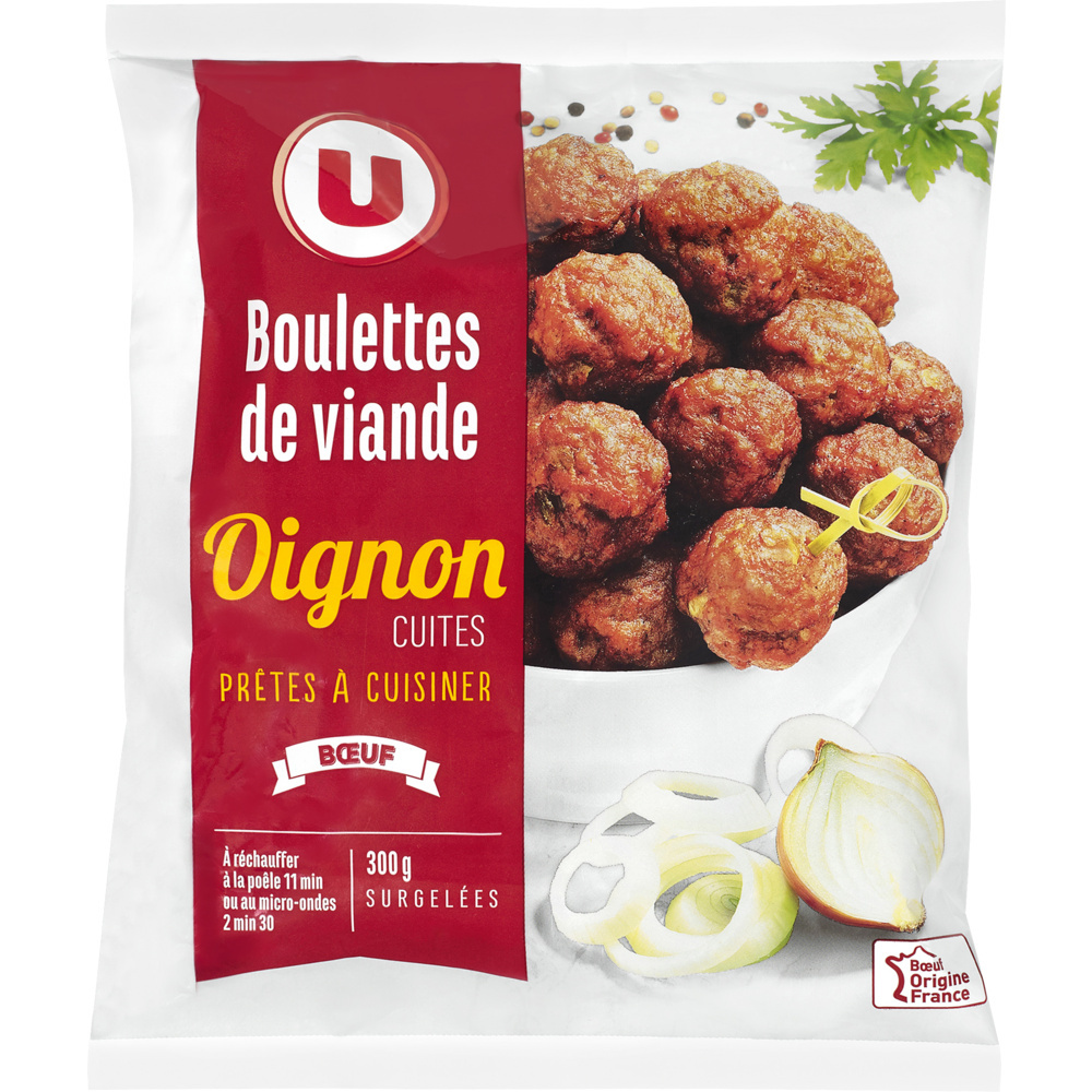 Beef meatballs with onions U