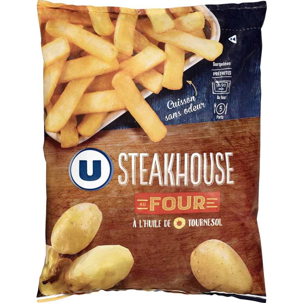 Oven-style steak house fries U