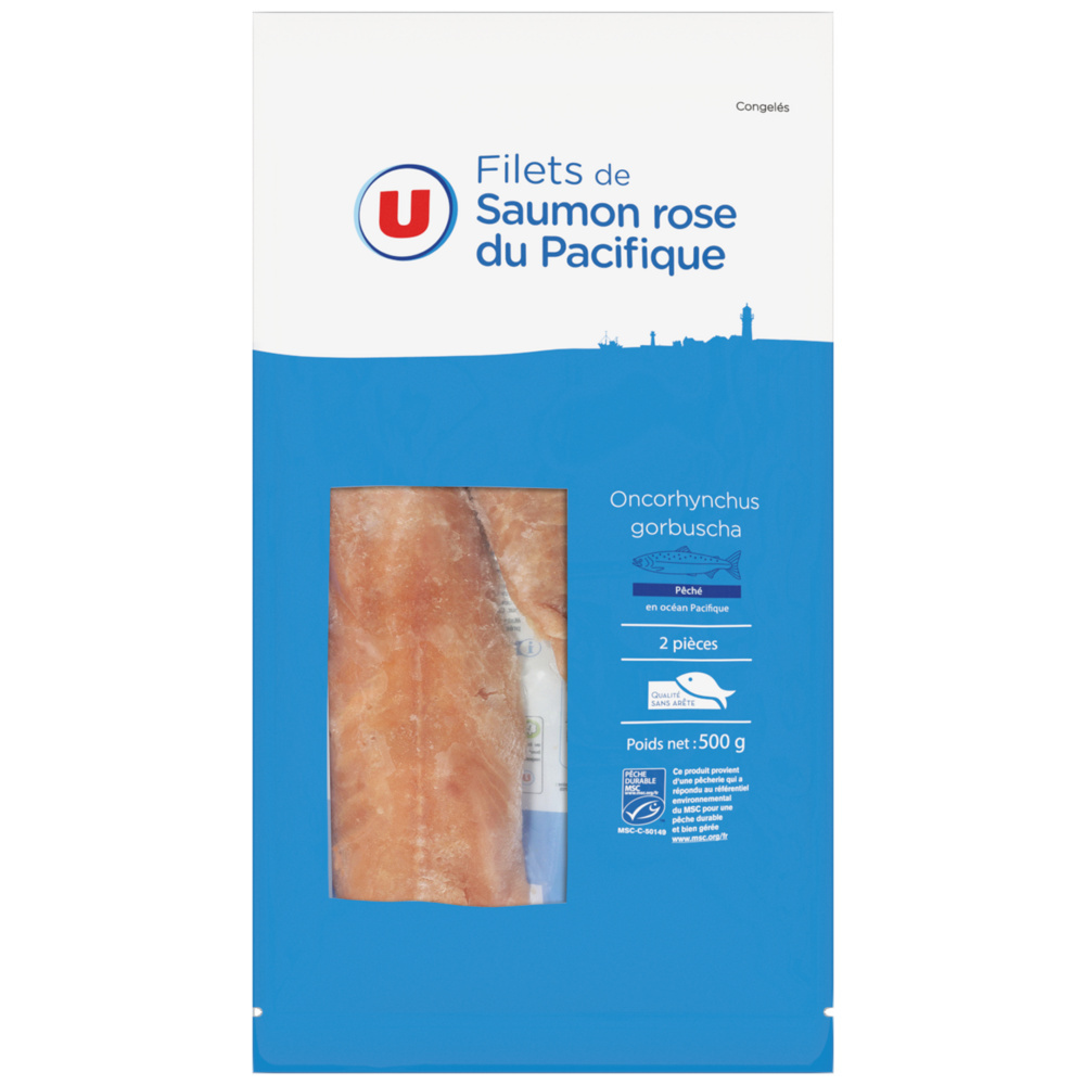 Wild Pink Pacific Salmon Fillets U