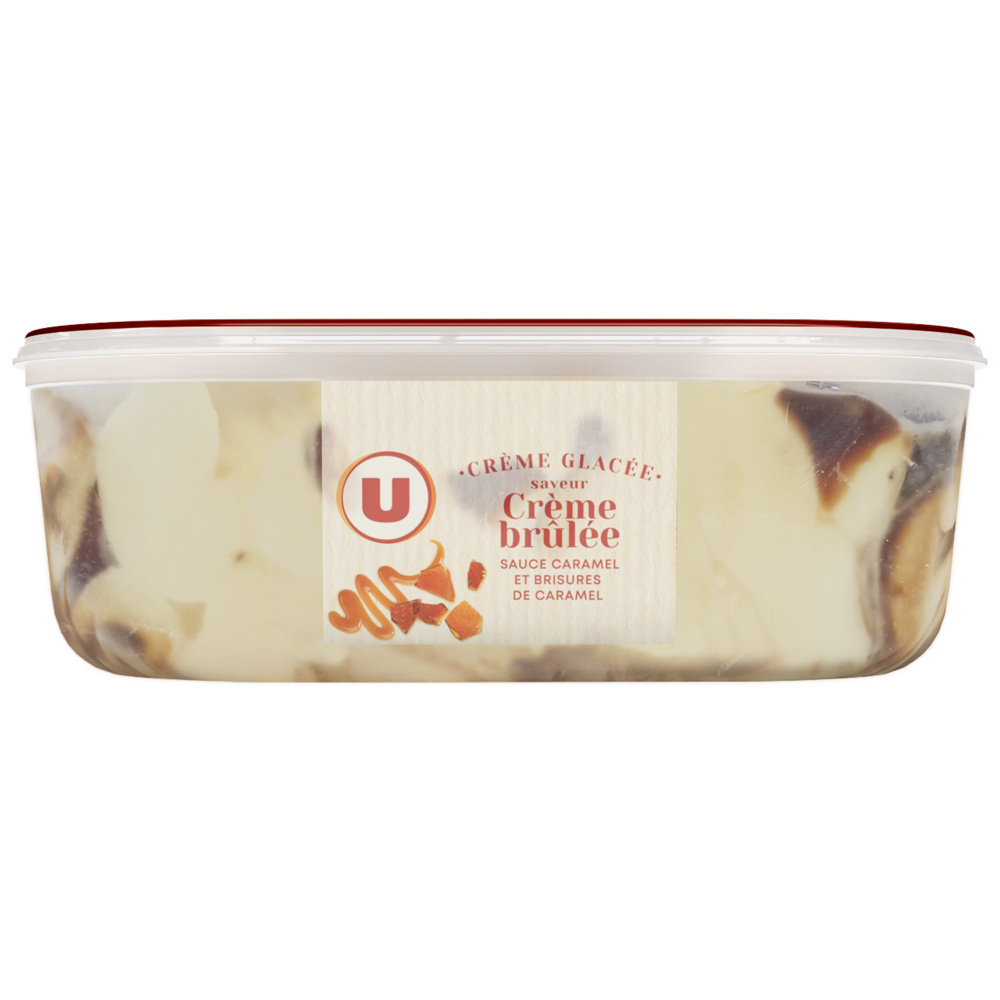 Crème brulée ice cream U
