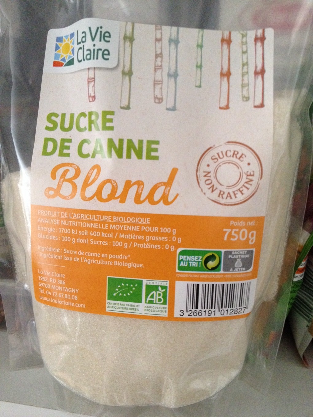 Blond Cane Sugar