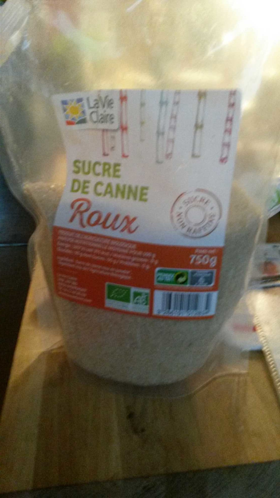 Brown cane sugar 750g - La Vie Claire