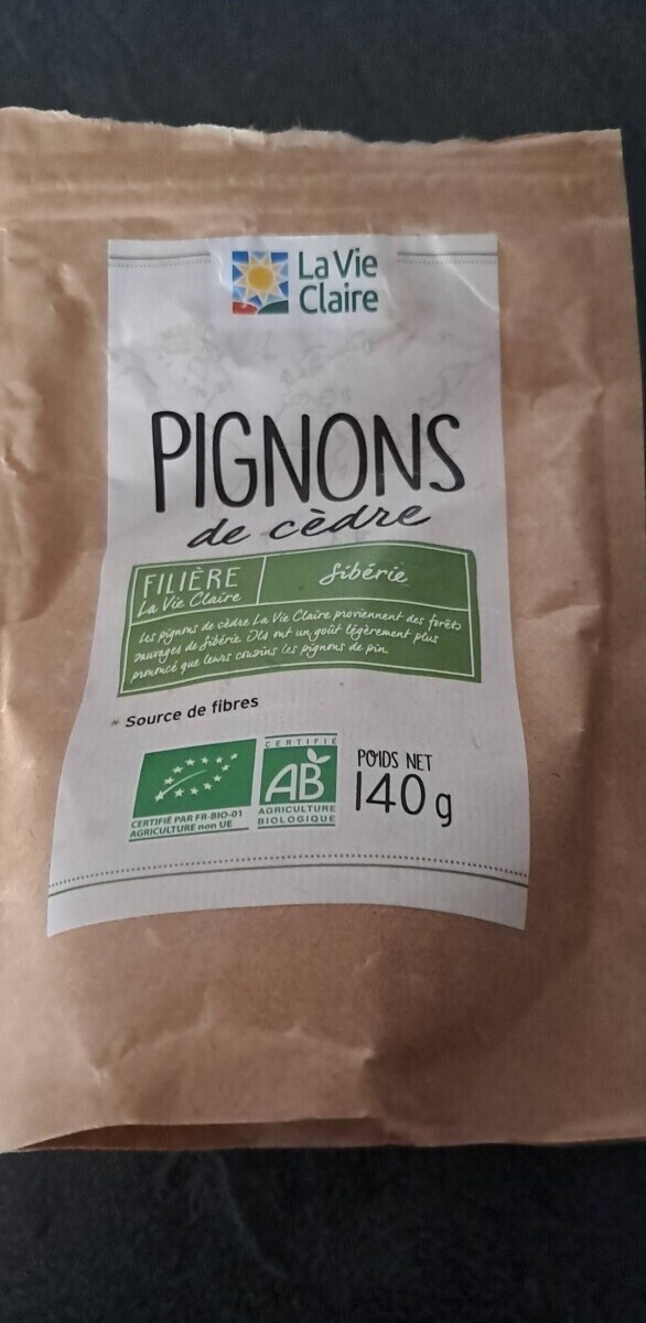 Cedar pine nuts 140g - Ecoidées