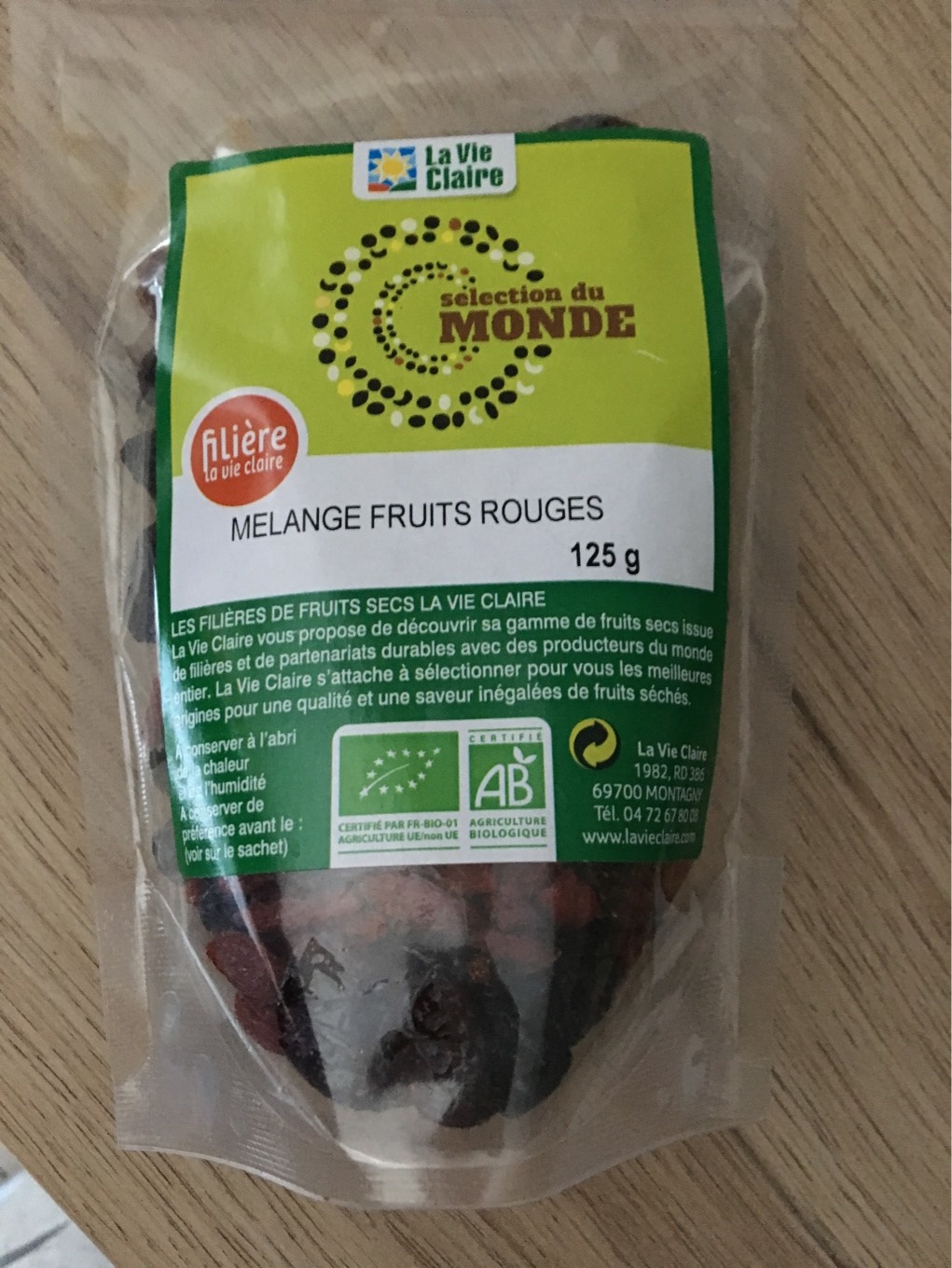 Red Fruit Mix 125g - La Vie Claire