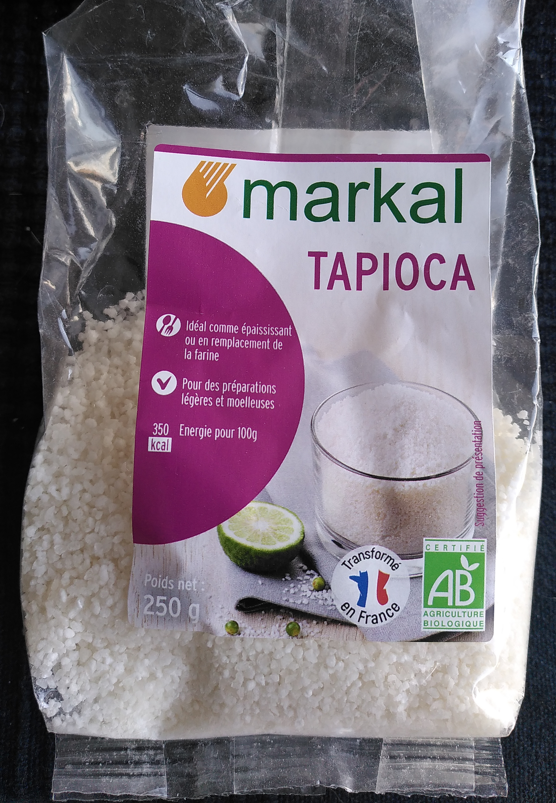 Organic tapioca