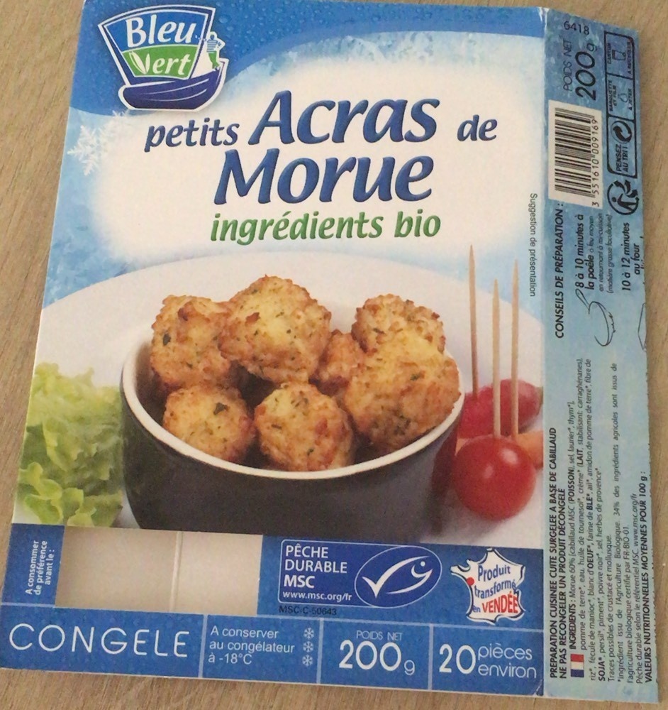 Small Cod Accras Msc