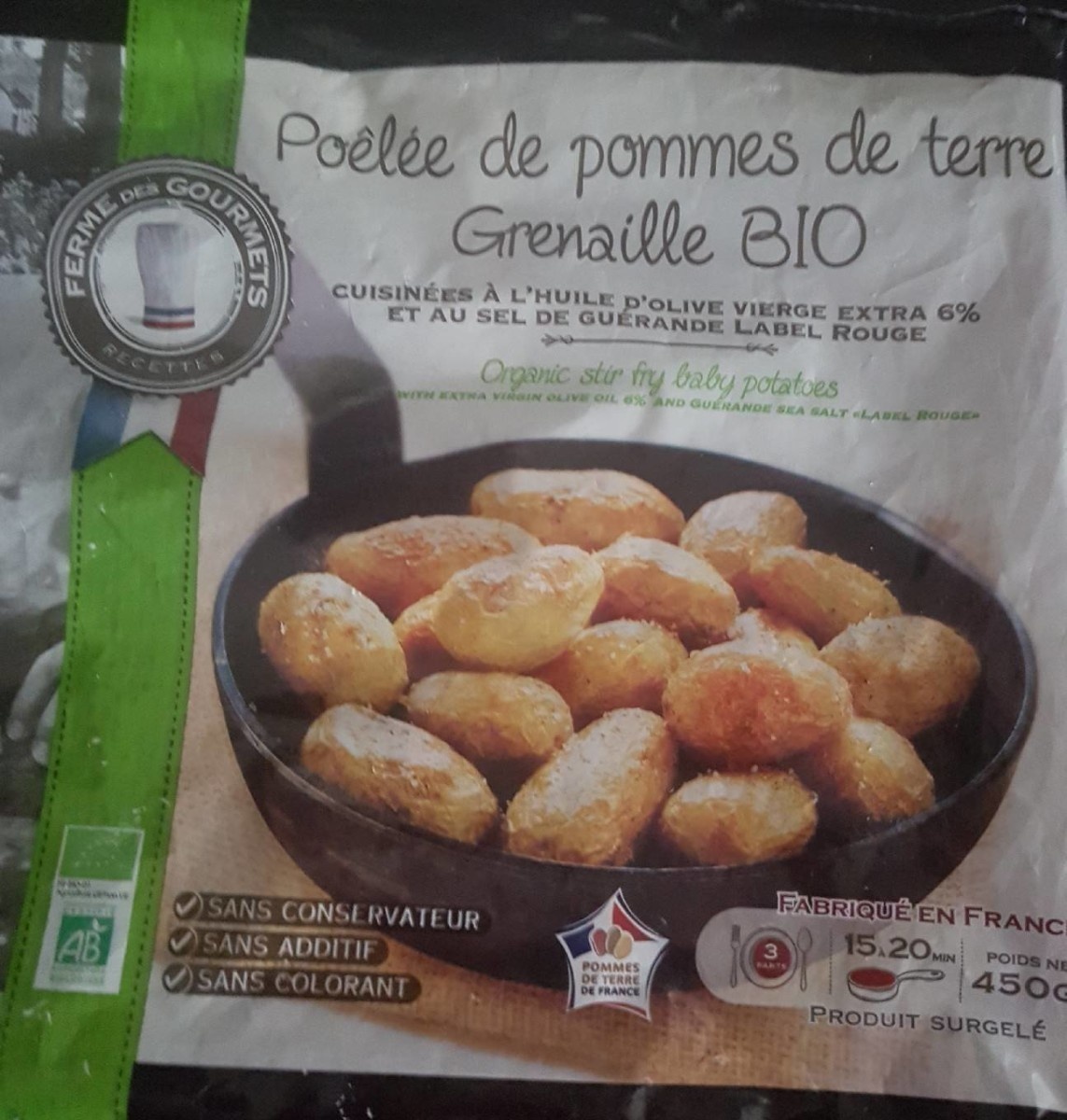 Frozen sieved potatoes 450g - Ferme des gourmets