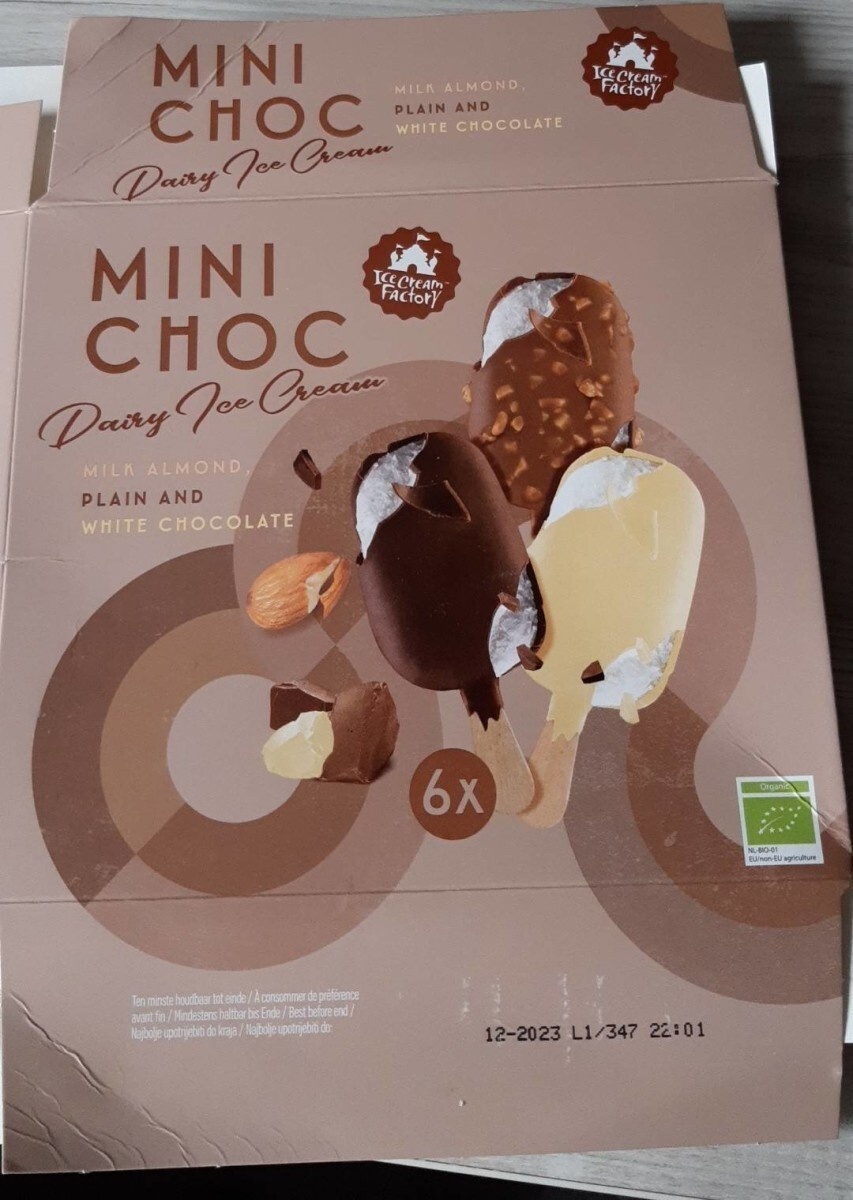 Box of X6 three-flavour mini ice creams - Ice Cream Factory