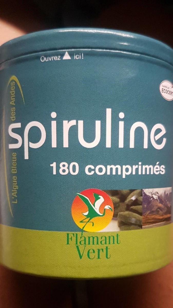 Spiruline 180 unités - source de protéine - Flamant vert