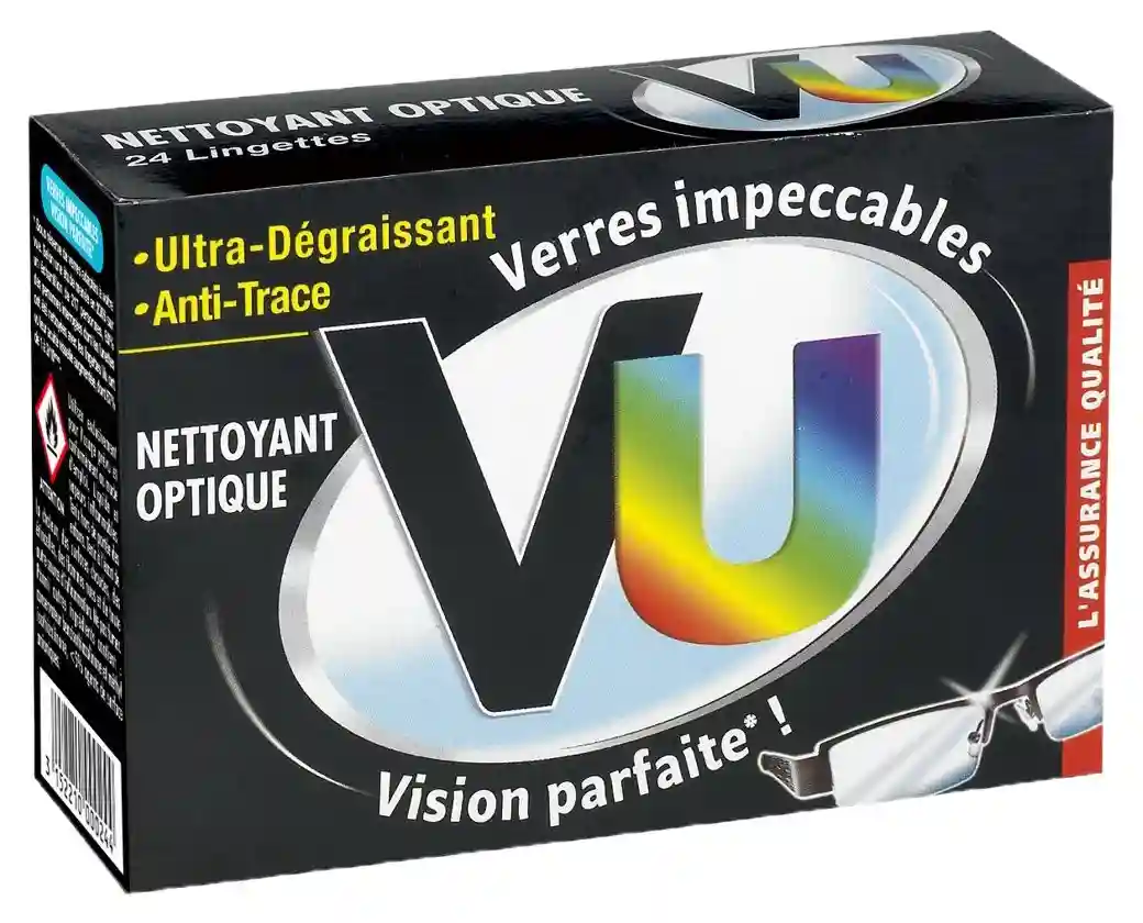 Vu eyeglass cleaner