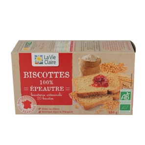 Biscotte 100% epeautre 280g