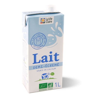 Half Skimmed Milk Brick 1 L