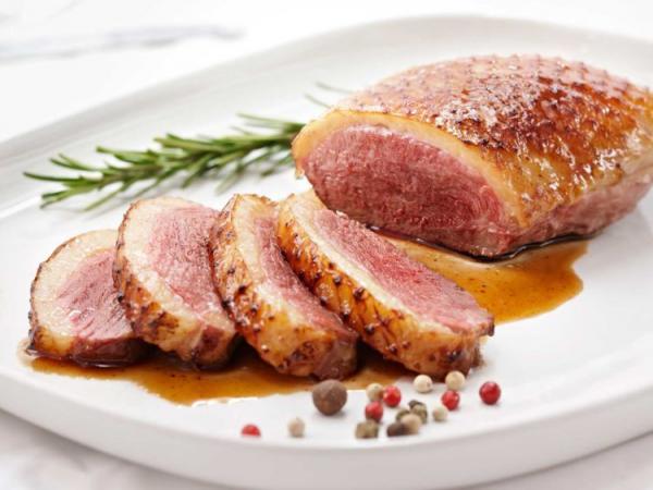 Duck Breast With Honey And Spices, Choice Of Sauce