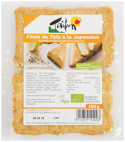 Japanese Style Tofu Fillet