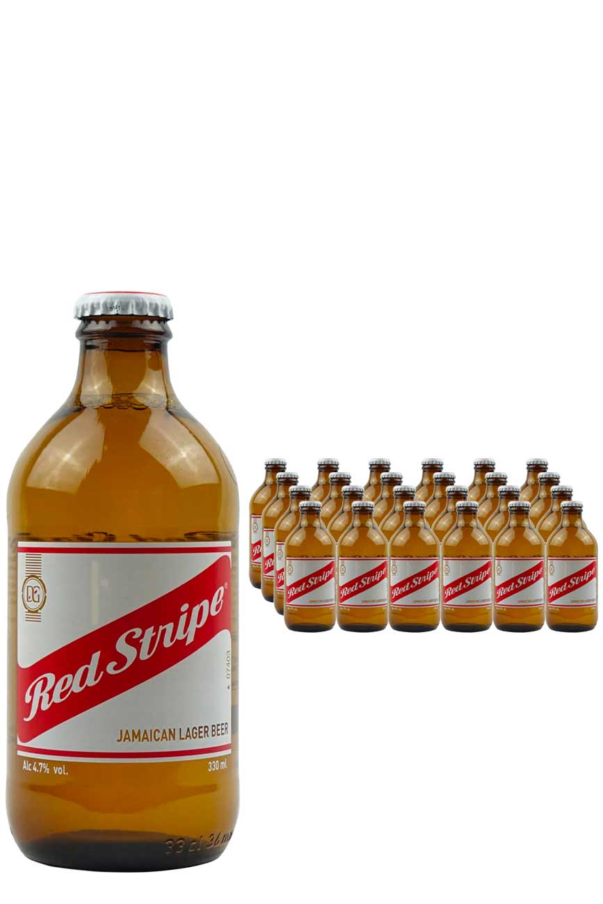 Red stripe lager beer - 24x33cl 