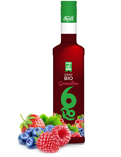 6RO Organic Grenadine Syrup 500 ml 