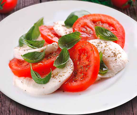 Salade Tomates-mozzarella