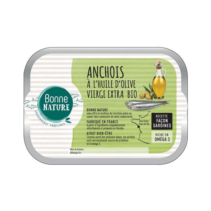 ANCHOIS HUILE OLIVE 115G